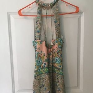 Patterned Mini Dress